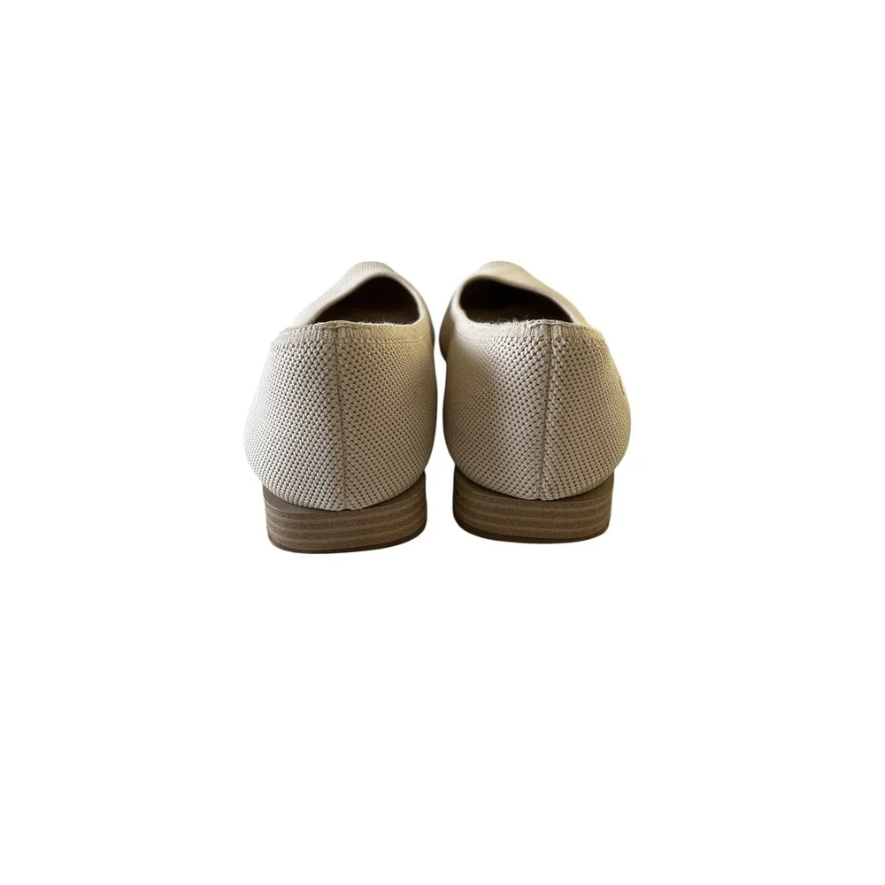 VIVAIA Minnie Pro Square‎ Toe Pointed Low Block Heels in Almond